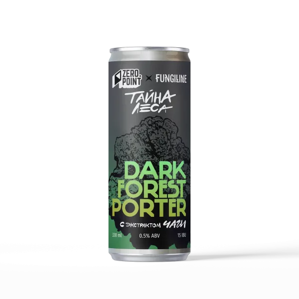 უალკოჰოლო სოკოს ლუდი დარკ ფორესტ “Dark Forest Porter”