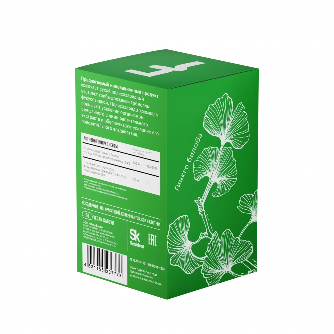 გინგკო ბილობა • 60 კაპს.